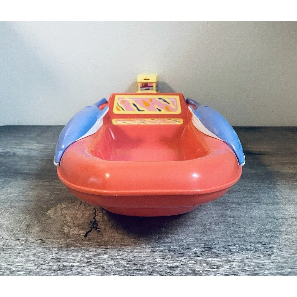 Vintage Barbie Hawaiian Fun Island Hopper Boat Dolphin Boat NO Canopy 1990 Inc